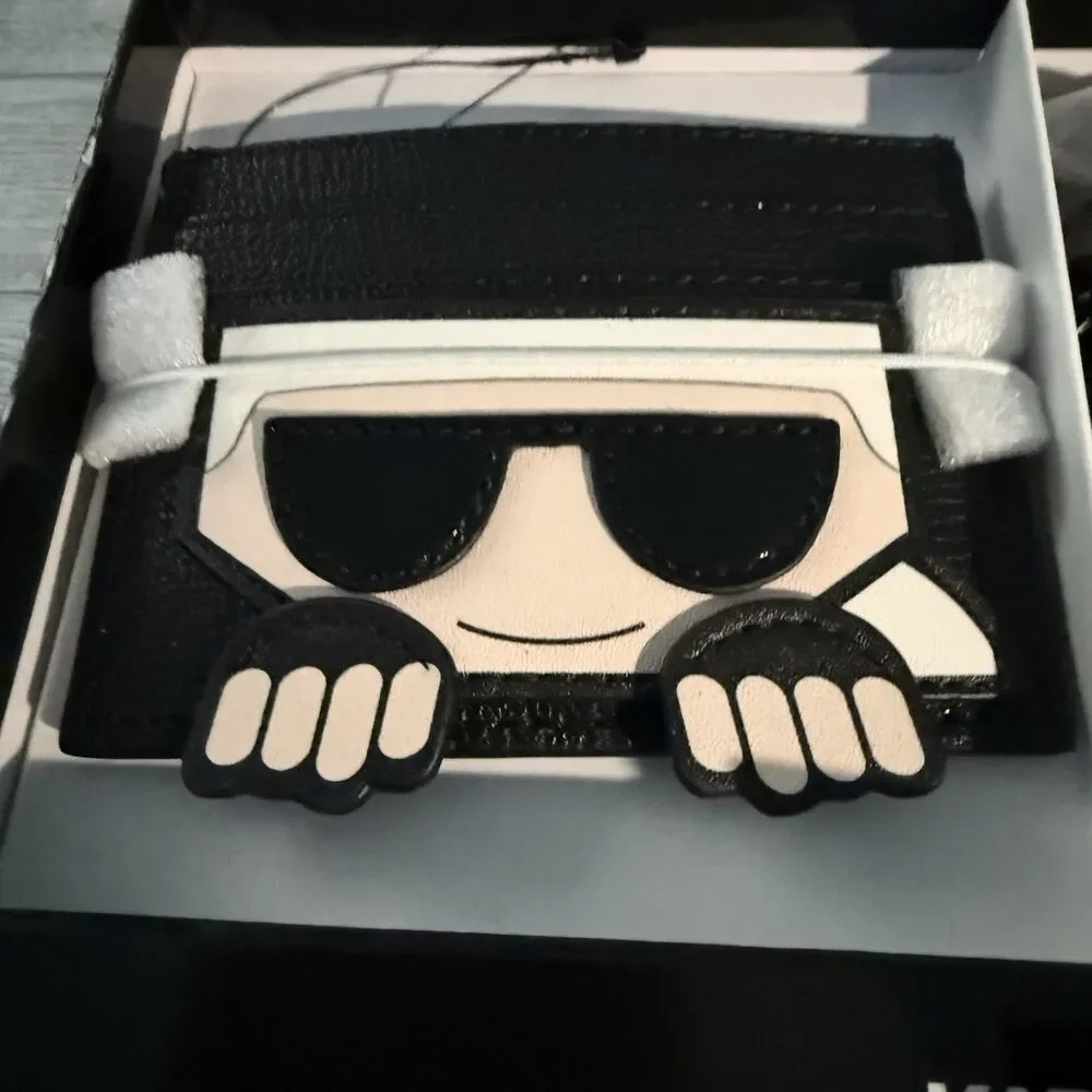 KARL LAGERFELD PARIS Shoulder Bag & Card Case 2 Piece Gift Set In Box New In Box